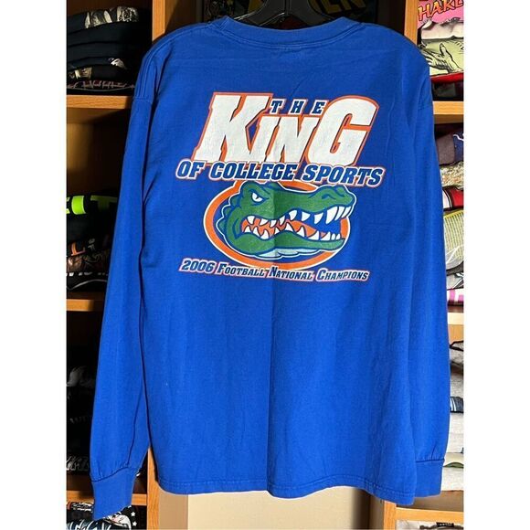 Vintage Florida Gators 2006 Basketball & Football Champions L/S Tee - Picture 3 of 4